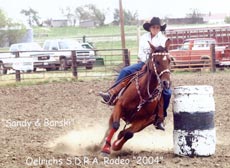 Sandy on Barski - NRCA Rodeo